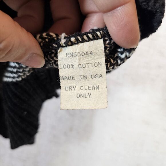 Vintage Sweater Loft Ugly Christmas Sweater Vest White Kitty Cat Gift USA Medium - Picture 5 of 7